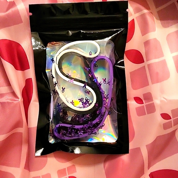 3 DOMESTIC VIOLENCE AWARENESS BRACLETS - Picture 2 of 3